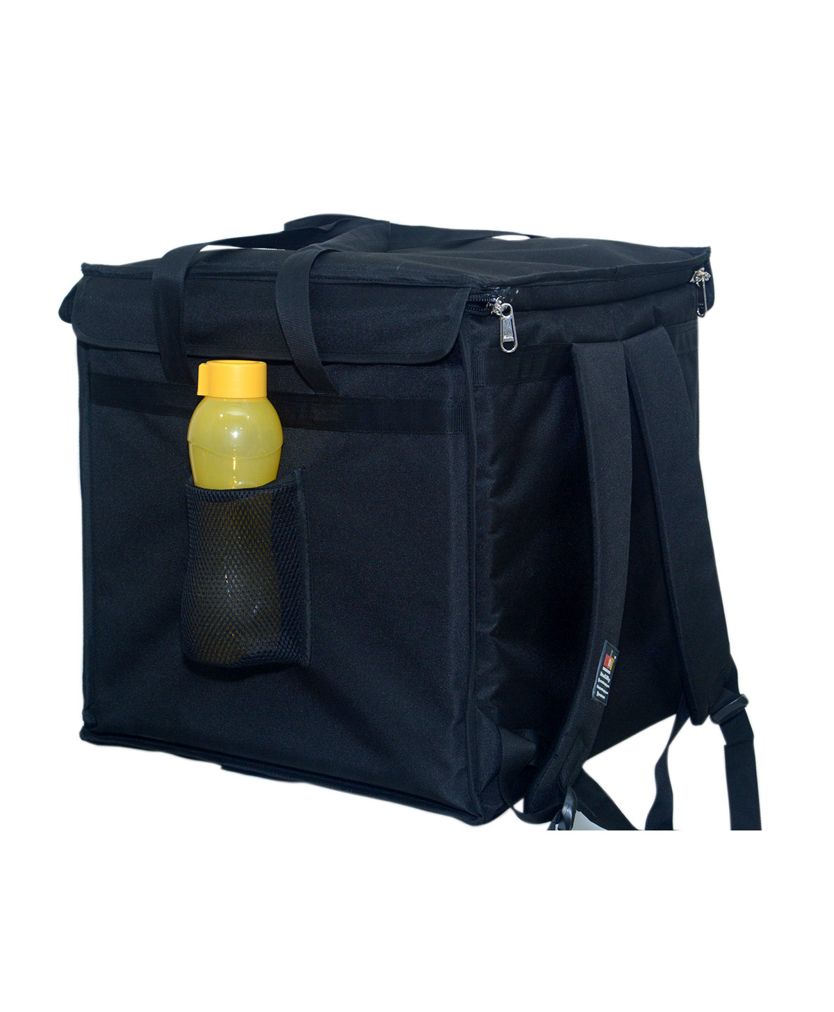 Polyester Nylon Pvc Coated Black Thermal Insulated Delivery Bag, Bag Size:  14 X 14 X 14 Inch at Rs 1000/piece in Kolkata